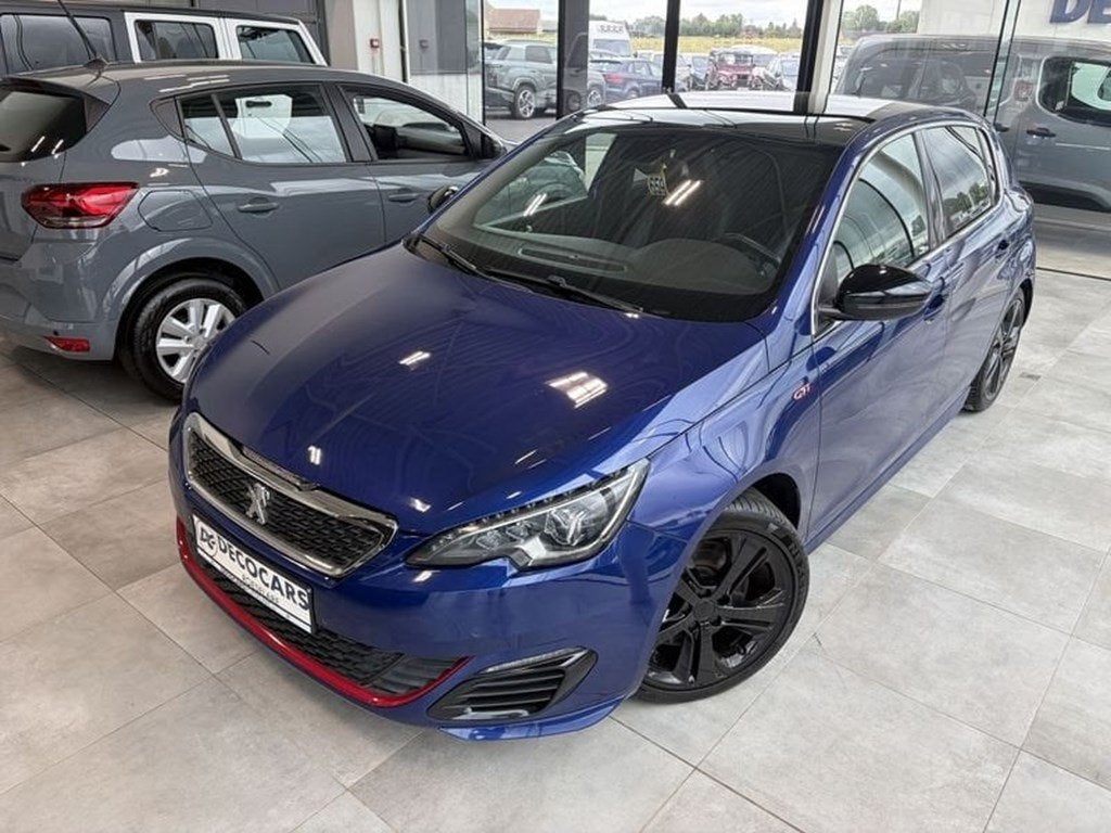 Peugeot 308 GTI / Panoramisch Dak / Keyless / DENON Sound S, 185 kW, Blauw, 250 pk, Parkeersensor
