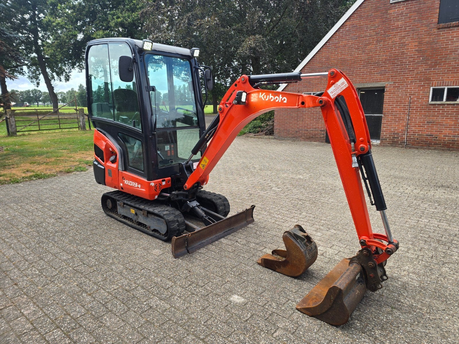 Te Koop: Kubota KX019-4 Minigraver,Mini-graver., Enlèvement ou Envoi, Excavatrice