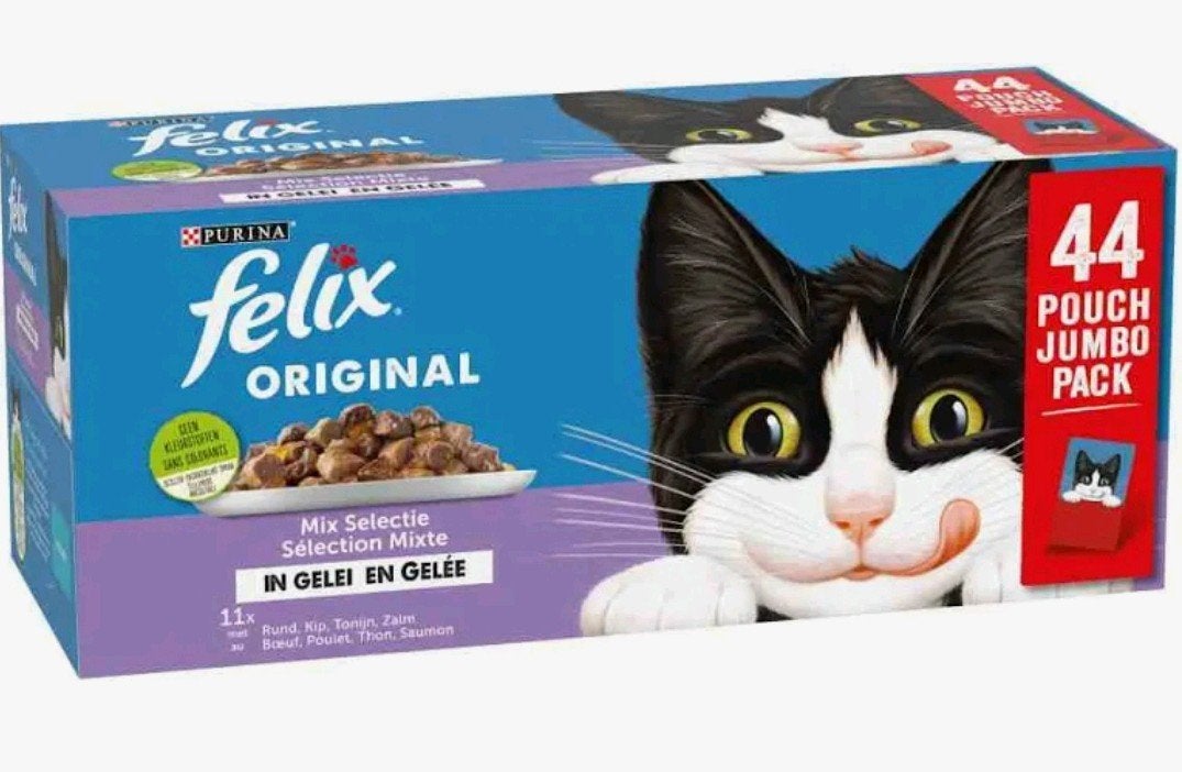 Veel! 🐈🐈‍⬛ 2 nieuwe FELIX-boxen
Oorspronkelijke selectie 8, Dieren en Toebehoren, Dierenvoeding, Kat, Ophalen
