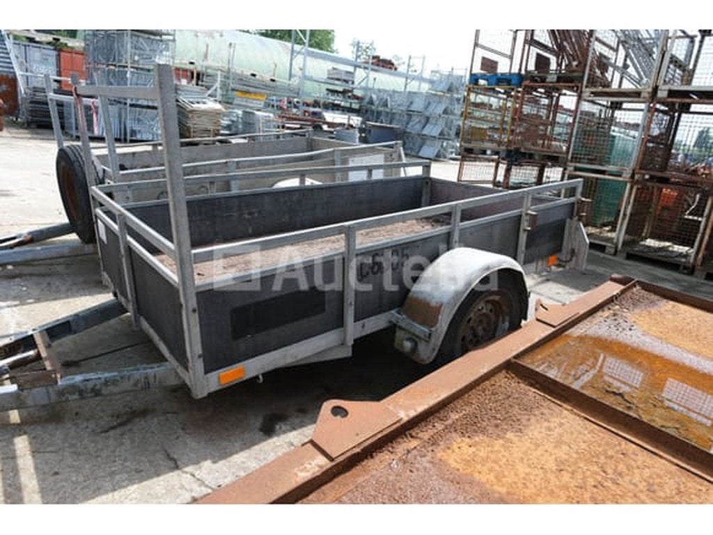 Remorque simple essieu 1300 kg De Caluwe A1301K
