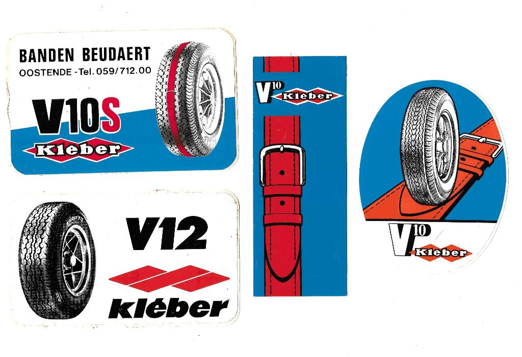Oude/Vintage Stickers/Zelfklevers van Autobanden - Merken., Verzamelen, Ophalen, Zo goed als nieuw, Overige typen