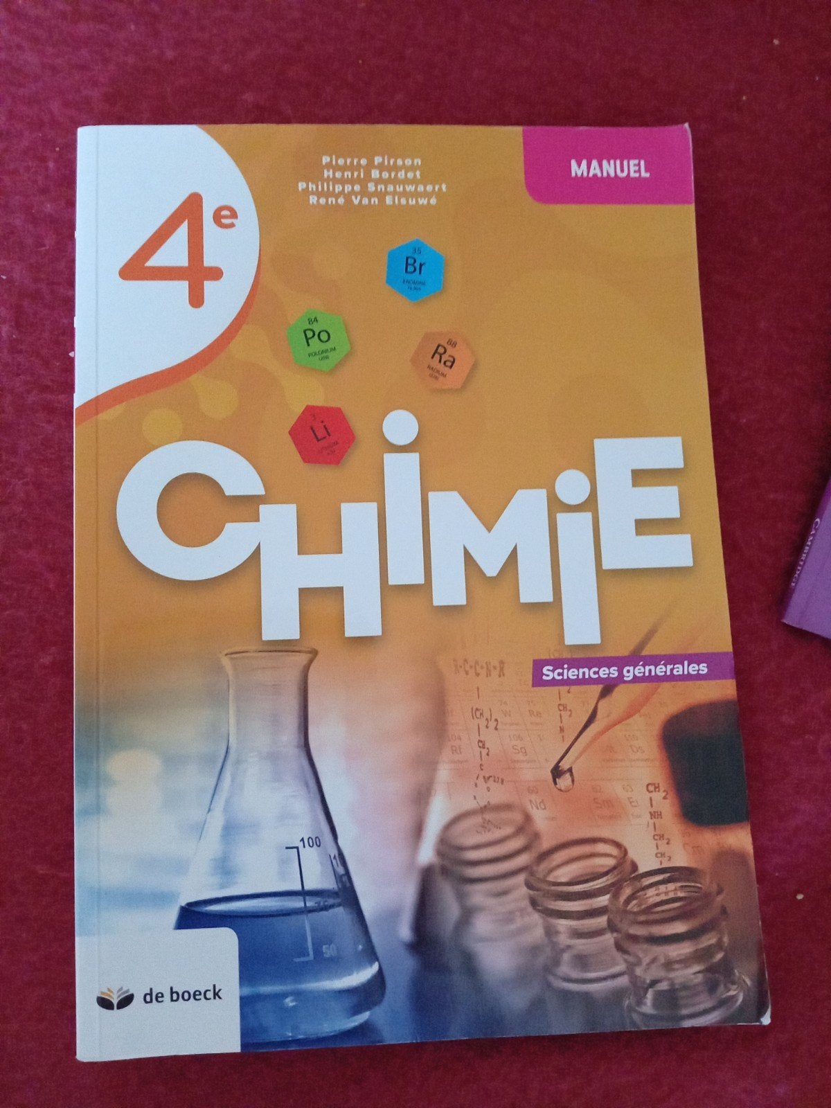 Manuel de chimie 4 eme générale, Enlèvement ou Envoi