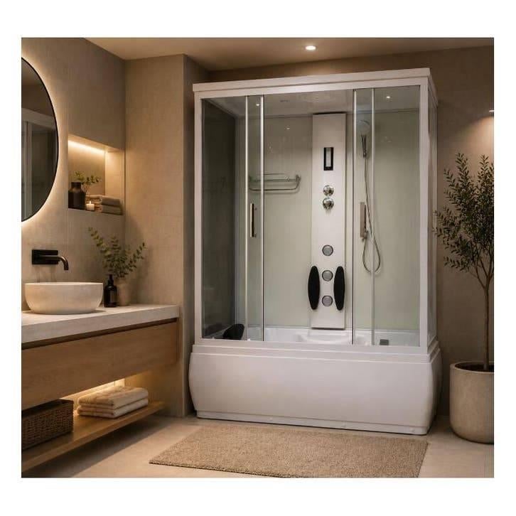 Canto Douchebad Combinatie 150x85 cm – Modern Design, Huis en Inrichting, Badkamer | Complete badkamers, Ophalen of Verzenden