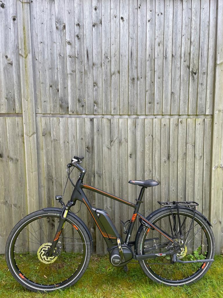 Elektrische fiets Bosch, Fietsen en Brommers, Ophalen, 50 km per accu of meer