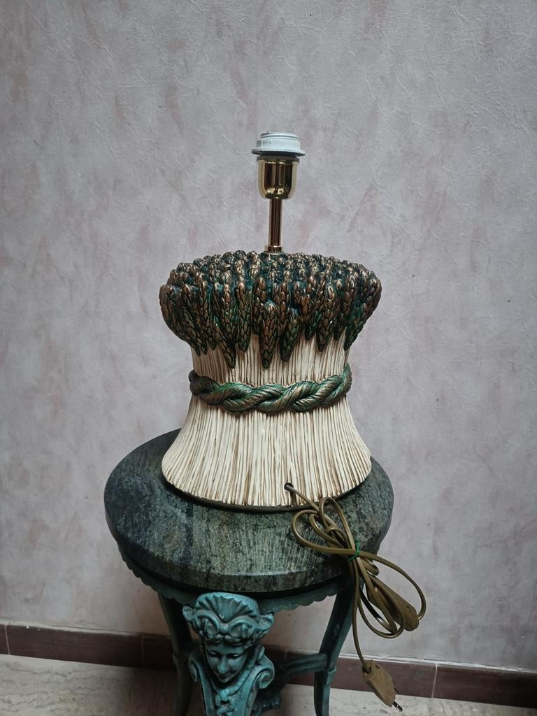 Vintage design keramische lamp jaren 80, Ophalen