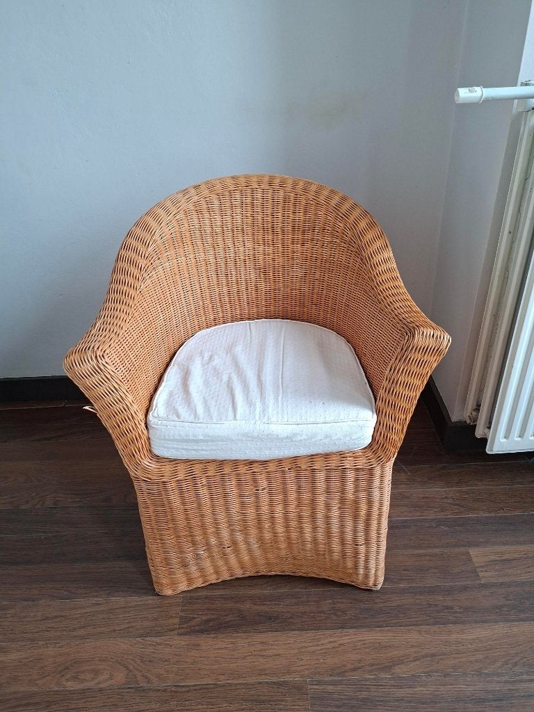 zetel, Ophalen, Gebruikt, Eenpersoons, Riet of Rotan