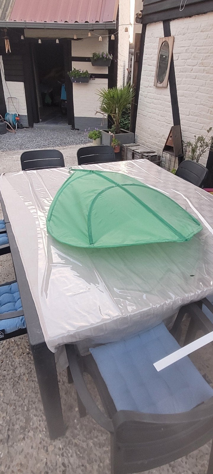bedhemel voor boven bed, Ophalen