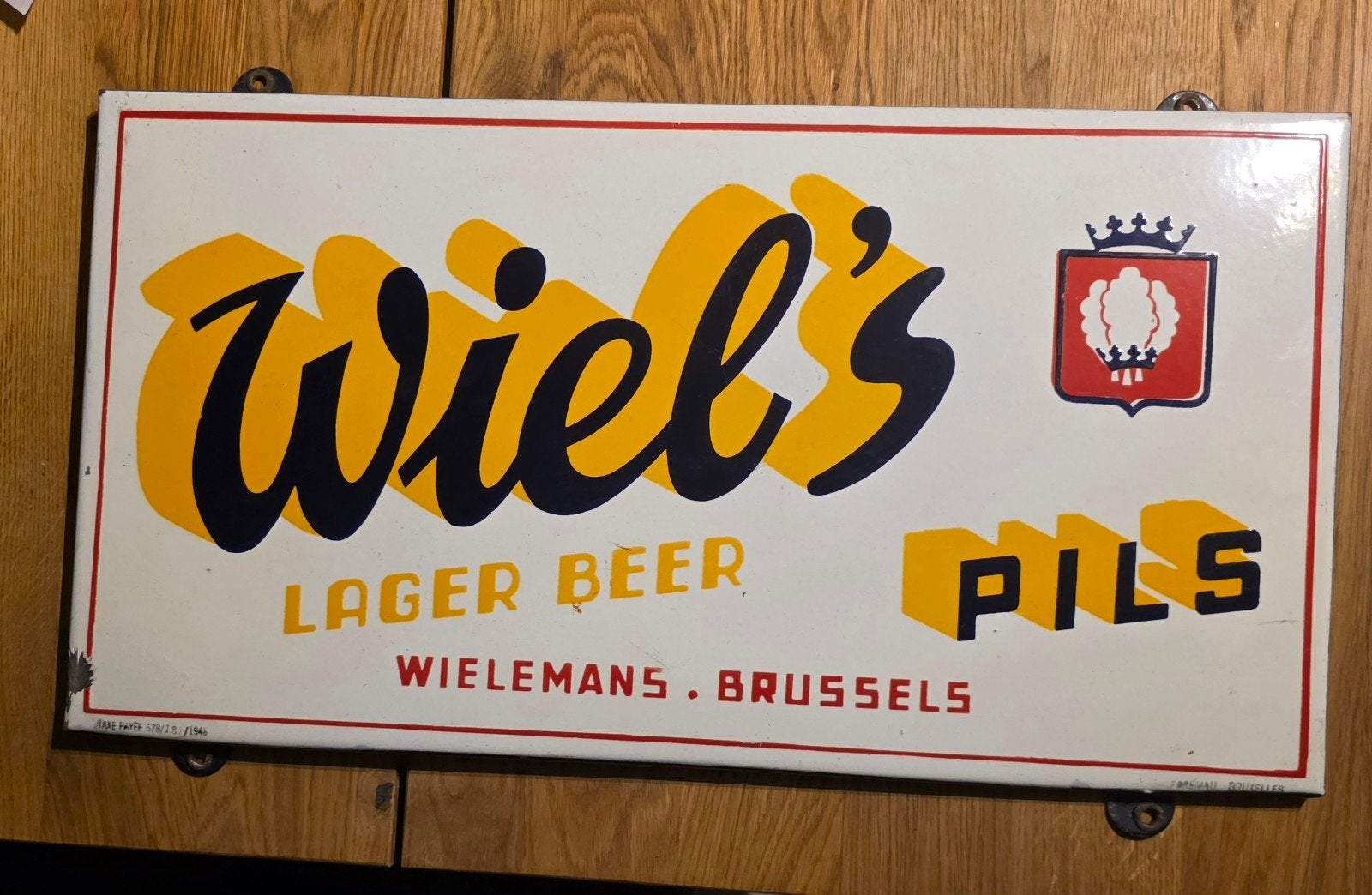 Emaillebord, Verzamelen, Merken en Reclamevoorwerpen, Ophalen of Verzenden