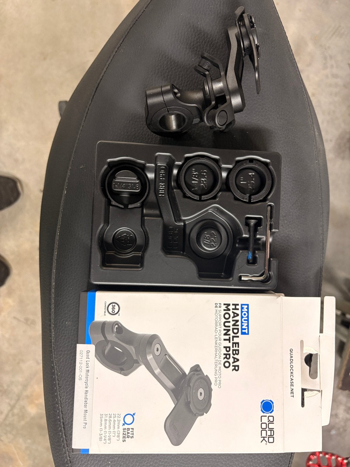 Quad lock pro met vibratie demper nieuwstaat, Enlèvement ou Envoi