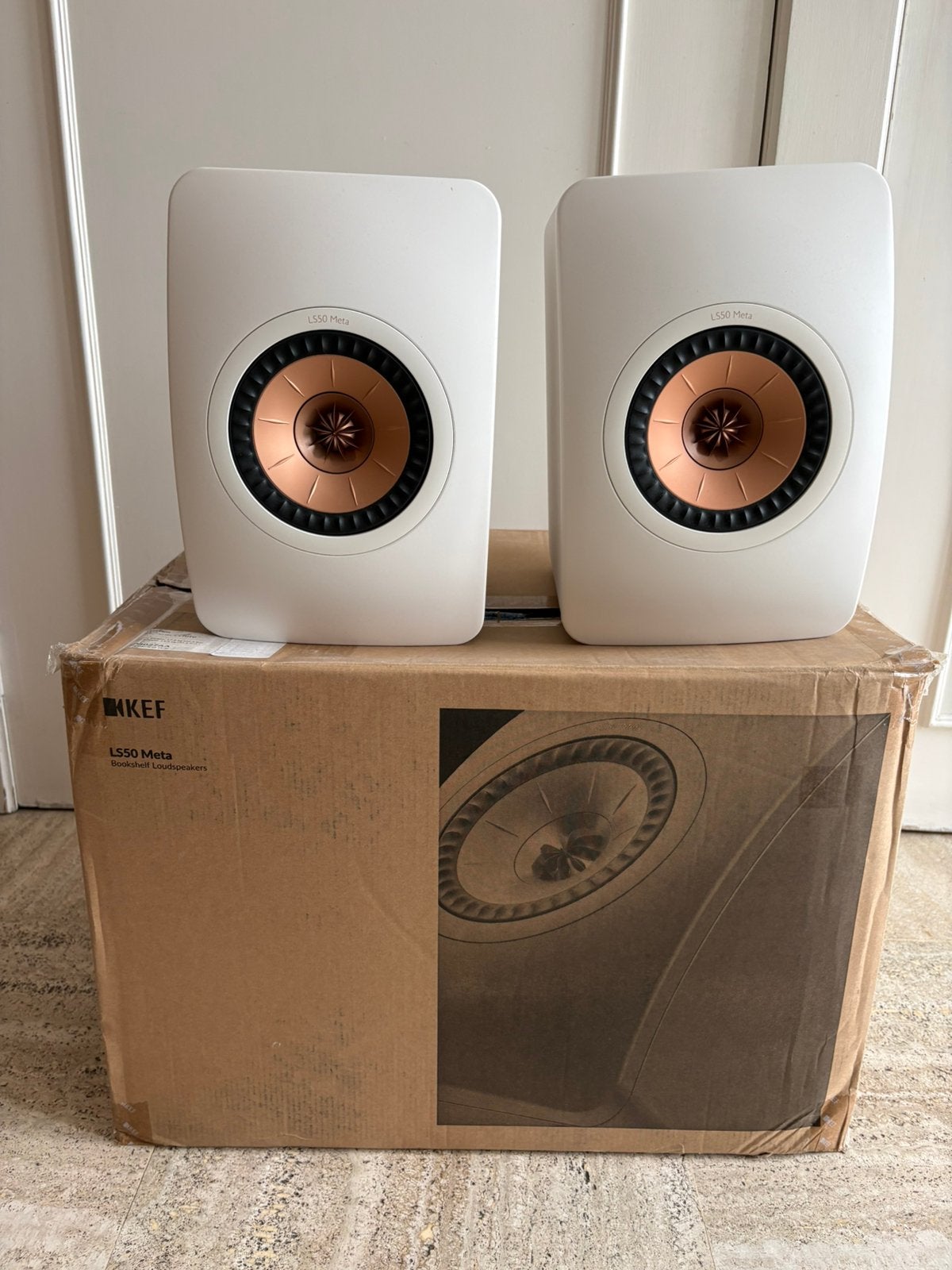 KEF LS50 Meta, Enceinte d'étagère, Bass-reflex, Comme neuf, Enlèvement