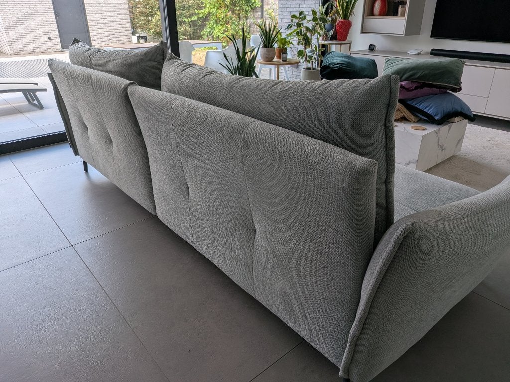 4 zit zetel, Huis en Inrichting, Ophalen, 250 tot 300 cm, Gebruikt, 75 tot 100 cm