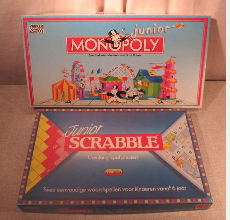 Monopoly junior et Junior Scrabble, Enlèvement ou Envoi, Comme neuf
