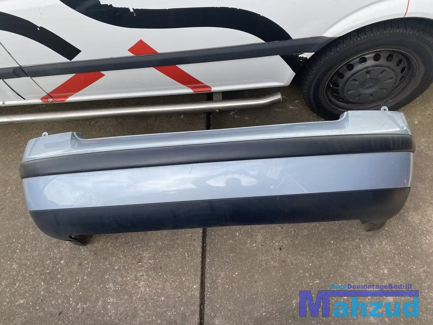 VW PASSAT 3B3 SEDAN grijs LB5S Achterbumper 2000-2005, Arrière, Pare-chocs, Volkswagen, Volkswagen AG