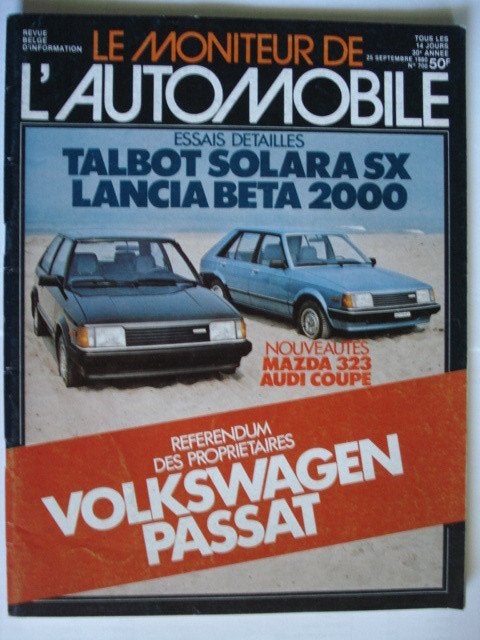Le Moniteur de l'Automobile 700, Envoi, Utilisé, Général