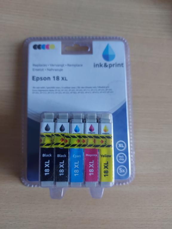 inktpatronen Epson 18 XL, Ophalen of Verzenden, Nieuw, Cartridge, Merkloos