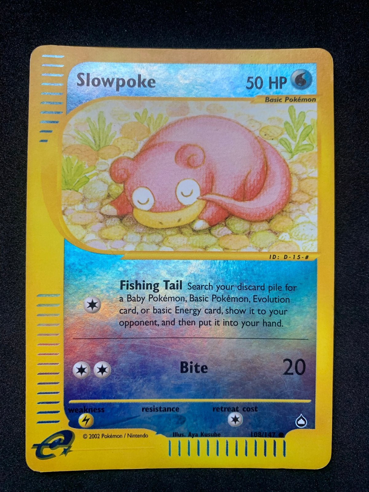 Pokemon Reverse holo’s Aquapolis/skyridge/expedition, Ophalen of Verzenden, Zo goed als nieuw