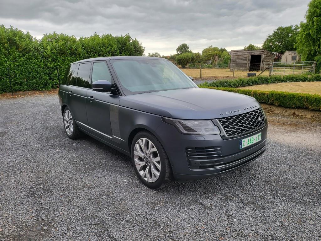 Range Rover VOGUE , LICHTE VRACHT , unieke wagen !, Auto's, Land Rover, Automaat, 2993 cc, Blauw, Leder