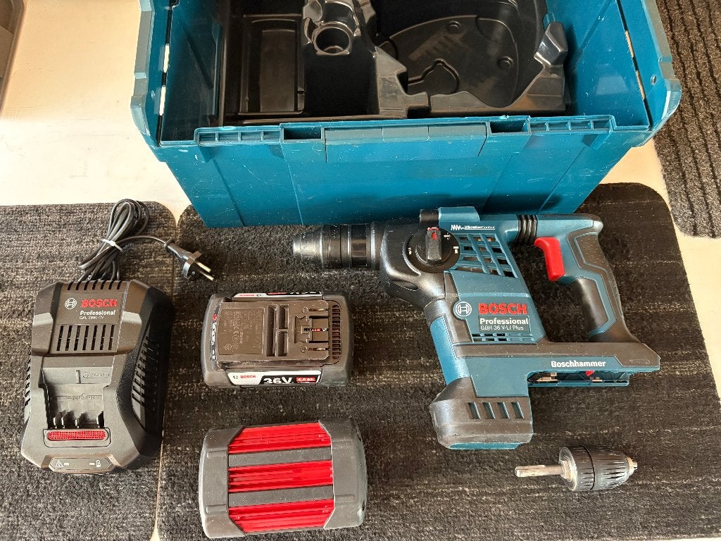 Boor - breekhamer Bosch GBH 36 V-LI Plus Professional, Doe-het-zelf en Bouw, Gereedschap | Boormachines, Ophalen, Gebruikt, Boor- en/of Breekhamer