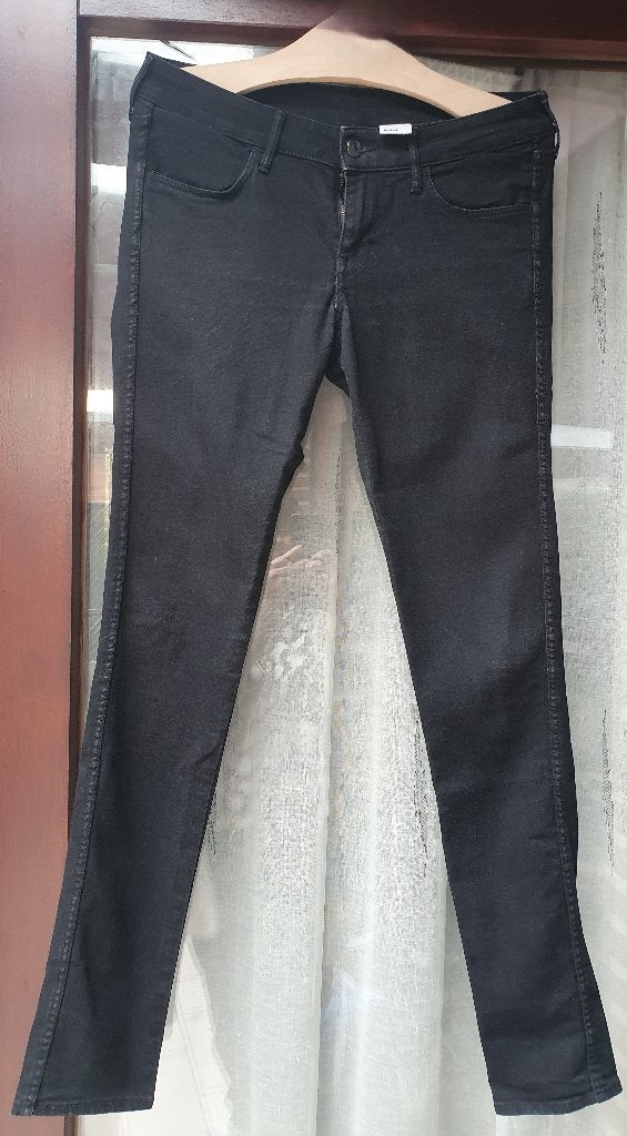 Zwarte jeans van H&M maat W29/L32, Kleding | Dames, H&M, Zwart, Ophalen of Verzenden, Zo goed als nieuw