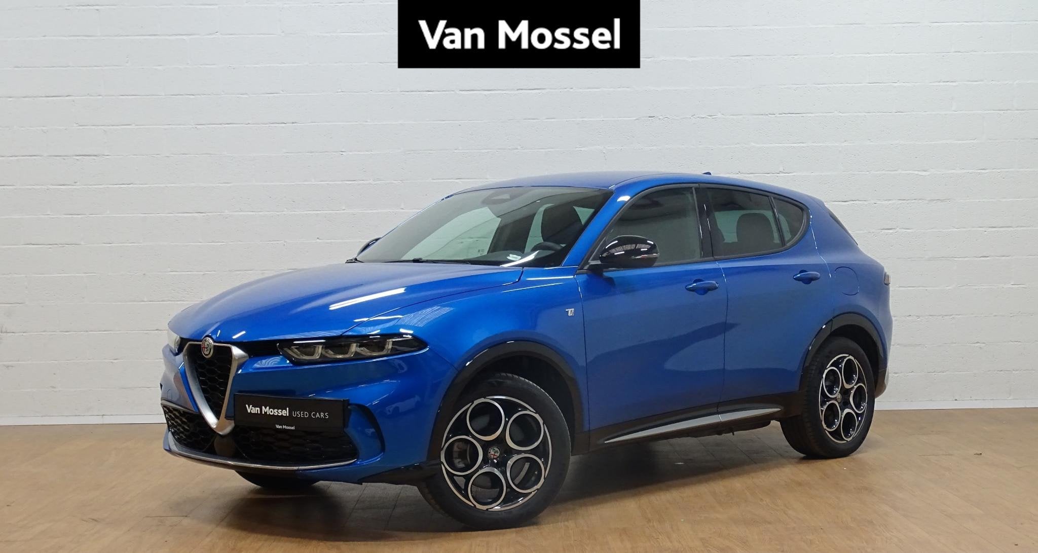 Alfa Romeo Tonale 1.3 T280 PHEV Q4 Ti, Auto's, Automaat, Stof, Zwart, 4 cilinders