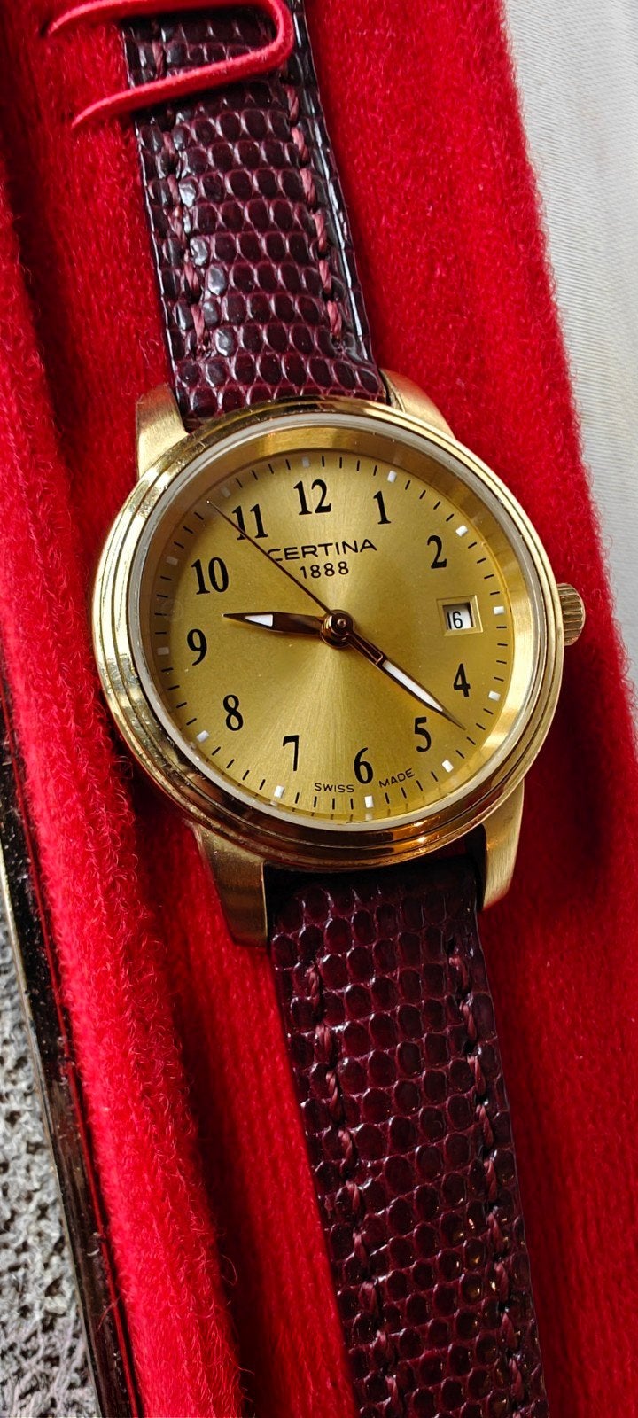 Montre cartina vintage, Enlèvement ou Envoi
