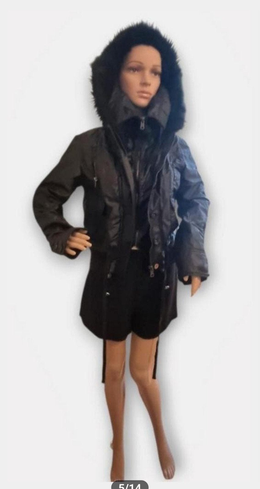 GAUDI CHIC Jas Maat 38 In Topstaat, Kleding | Dames, Maat 38/40 (M), Zwart, Ophalen of Verzenden, Gaudi Chic