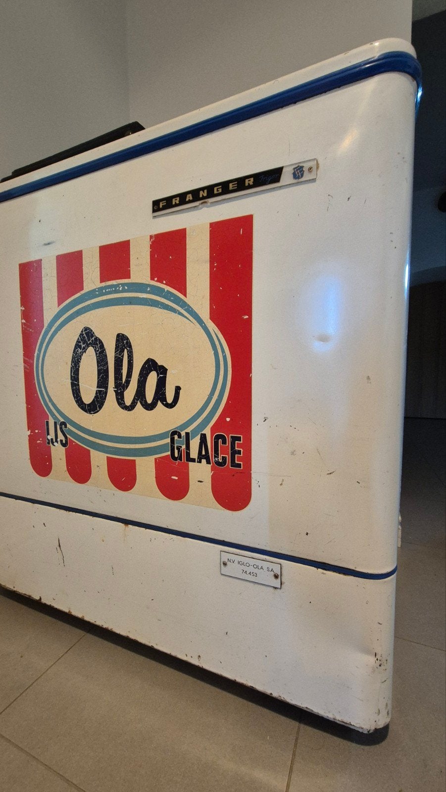 werkende ola vriezer vintage, Ophalen