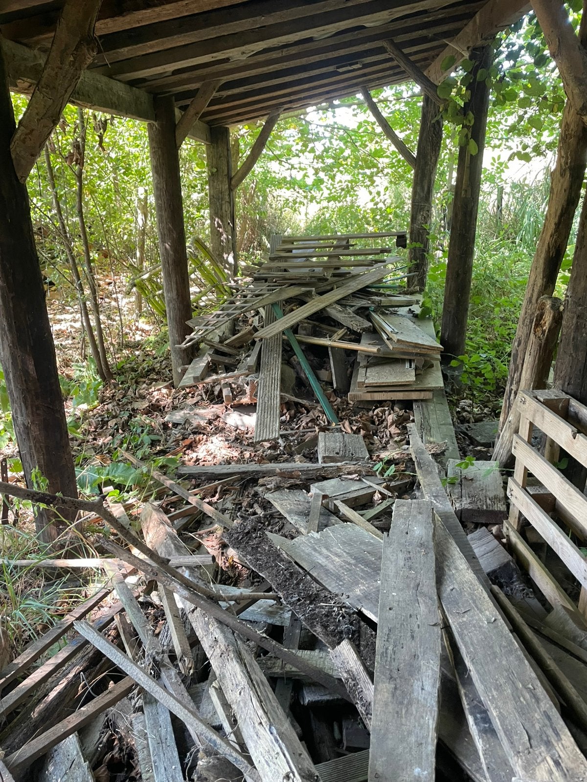 bois de chauffage, Enlèvement