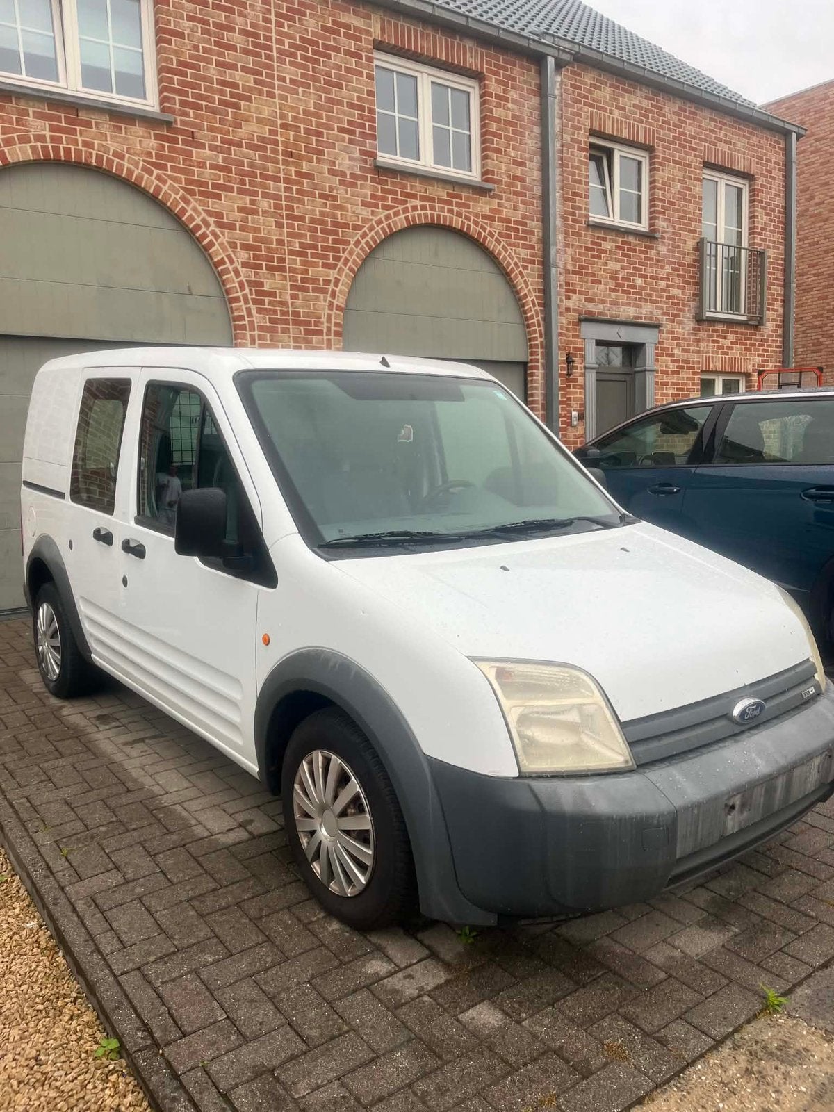 Ford |transit conect| diesel handgeschakeld, Auto's, Voorwielaandrijving, Stof, Zwart, Wit
