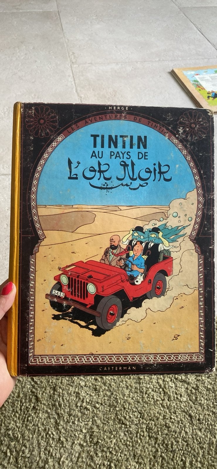 Tintin au Pays de l'Or Noir - Casterman 1963, Livres, Enlèvement ou Envoi, Comme neuf