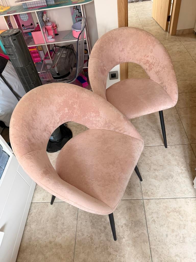 2 sièges baquets en velours rose, Enlèvement, Comme neuf