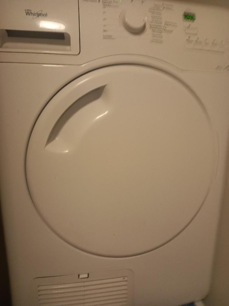Condensatiedroogkast whirlpool werkt perfect, Ophalen, Gebruikt, 8 tot 10 kg, Voorlader