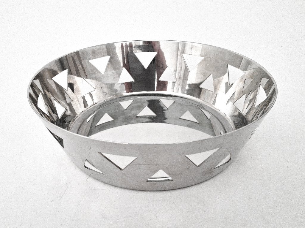 Corbeille à pain Alessi Bowl, Maison & Meubles, Enlèvement ou Envoi, Rond, Utilisé, Métal