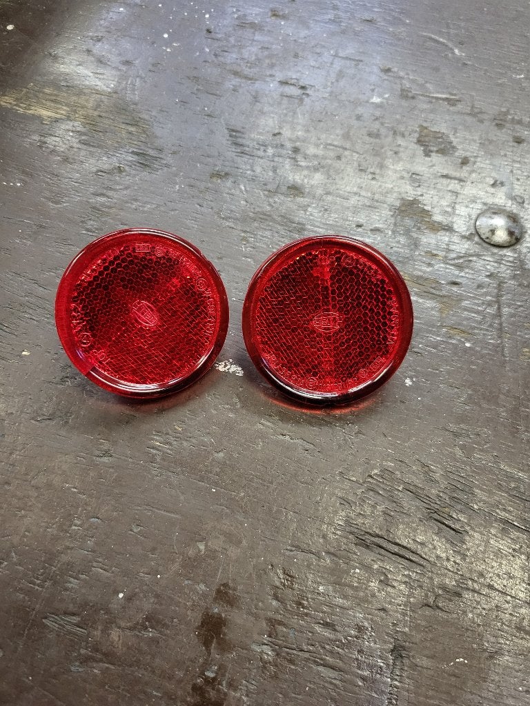 Hella reflector(2X) 63mm M5, Motos, Enlèvement ou Envoi, Utilisé