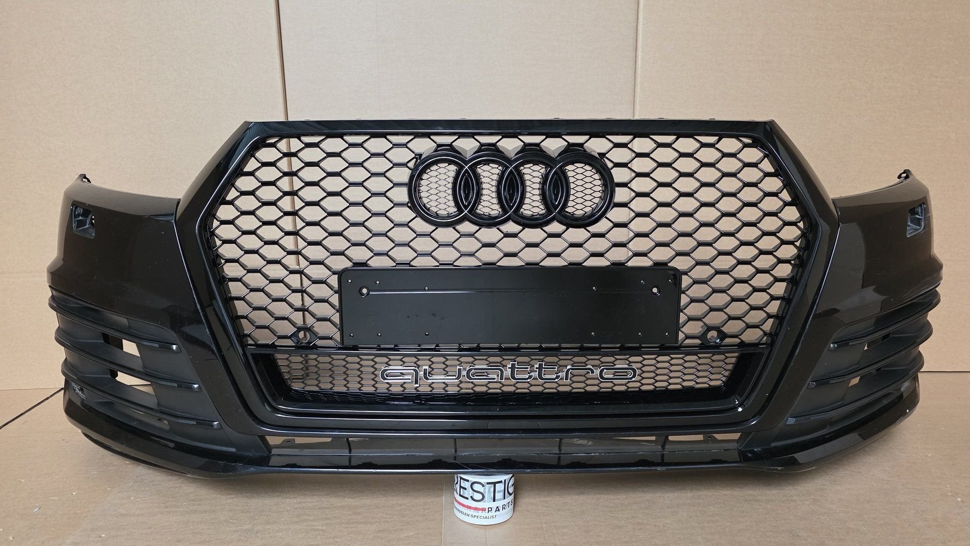 Voorbumper Audi Q7 4M0 S-LINE RSQ7 LOOK Bumper 4xPDC KLS, Gebruikt, -, Voor, Bumper