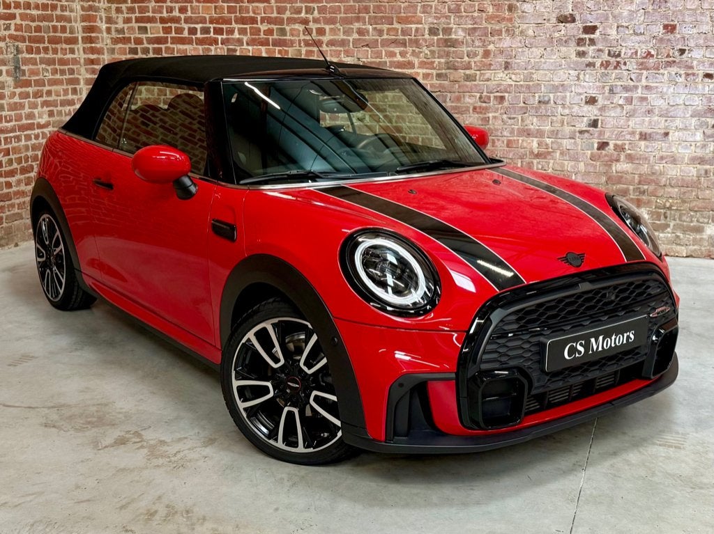 Prachtige MINI Cooper Cabrio 1.5 JCW-Pack met garantie!, Autos, Cuir et Alcantara, Achat, Euro 6, Entreprise