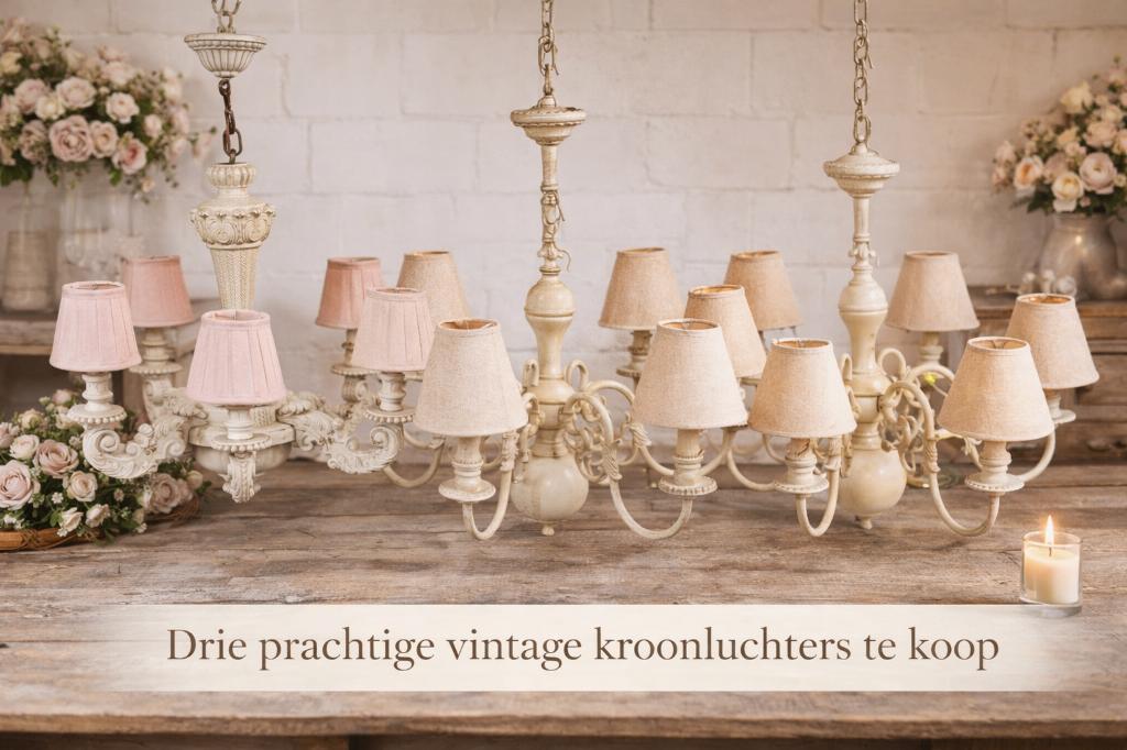 Vintage kroonluchters, Enlèvement, Utilisé, Luis Barock