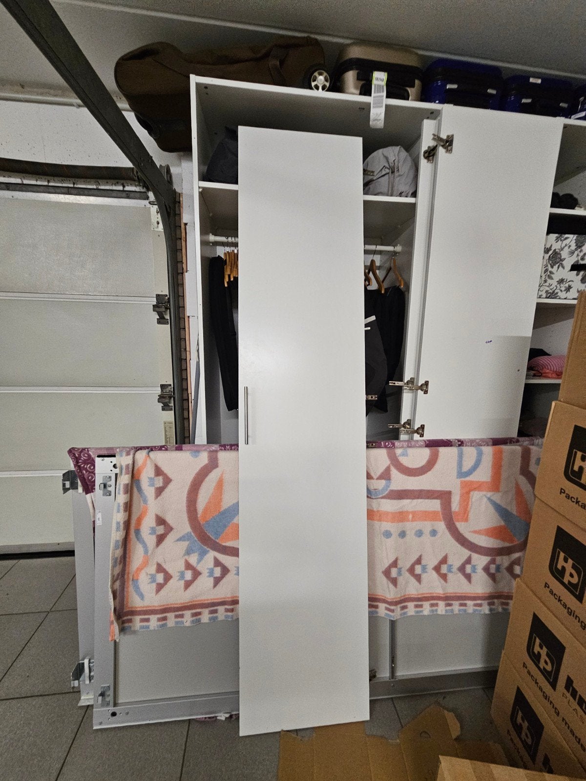 Witte scharnierdeuren voor Malm kast Ikea 2m36, Huis en Inrichting, Ophalen