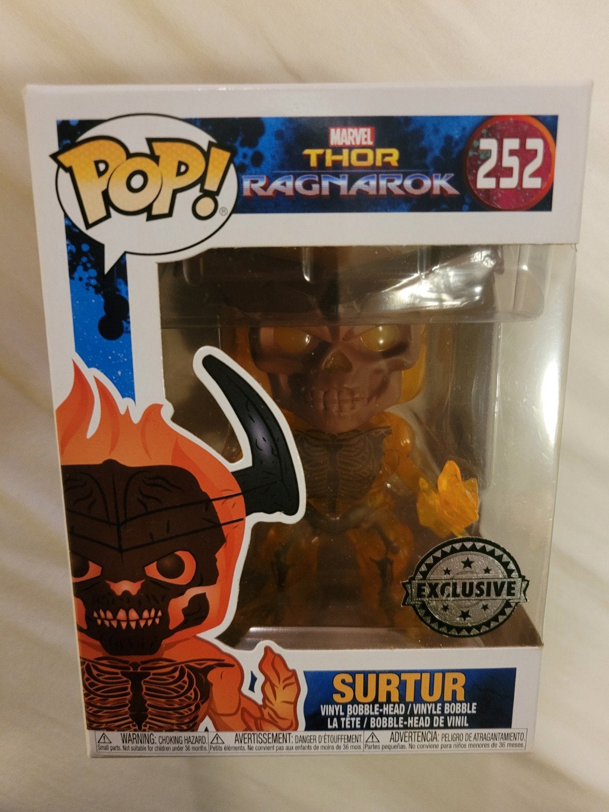 Funko Pop ! Marvel Thor Ragnarok : Surtur #252 : Coffre-fort, Collections, Enlèvement ou Envoi, Neuf