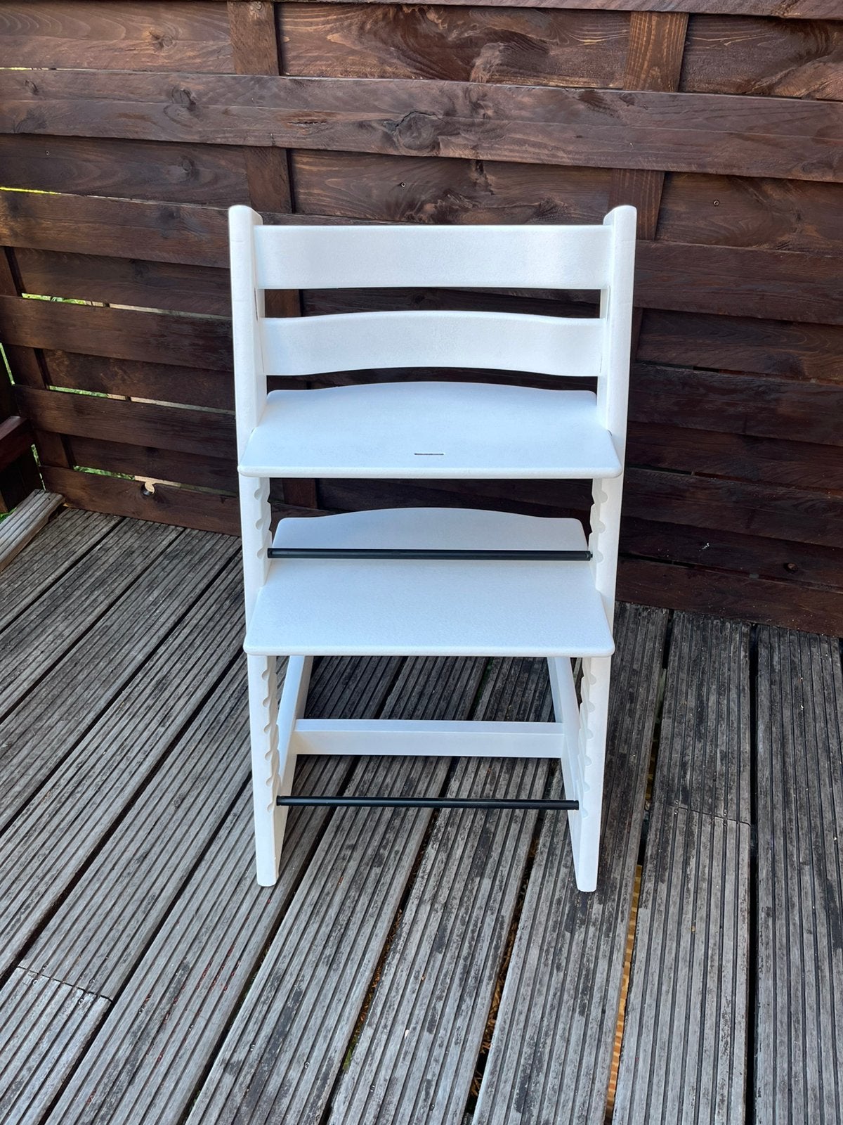 Chaise Stokke Tripp Trapp blanche, Enfants & Bébés, Chaises pour enfants, Enlèvement, Comme neuf