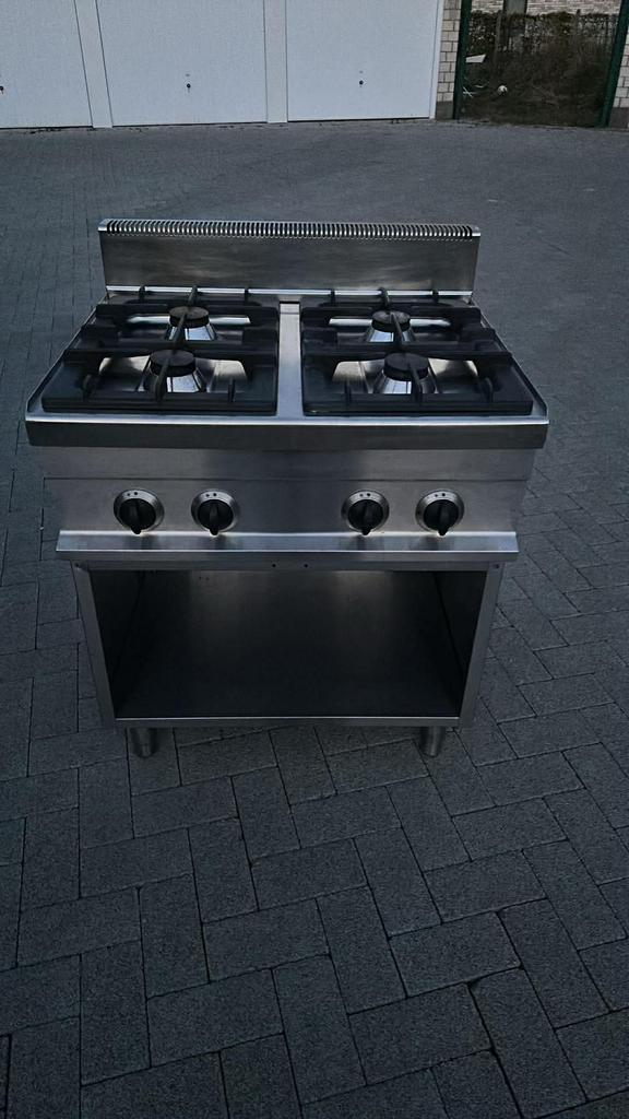 Gasfornuis HORECA Professioneel met onderstel, Ophalen, Gebruikt, 60 cm of meer, 4 kookzones