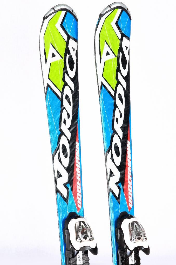 130 kinder ski's NORDICA DOBERMANN TEAM J RACE + Marker 7, Gebruikt, Ophalen of Verzenden, Carve, Nordica
