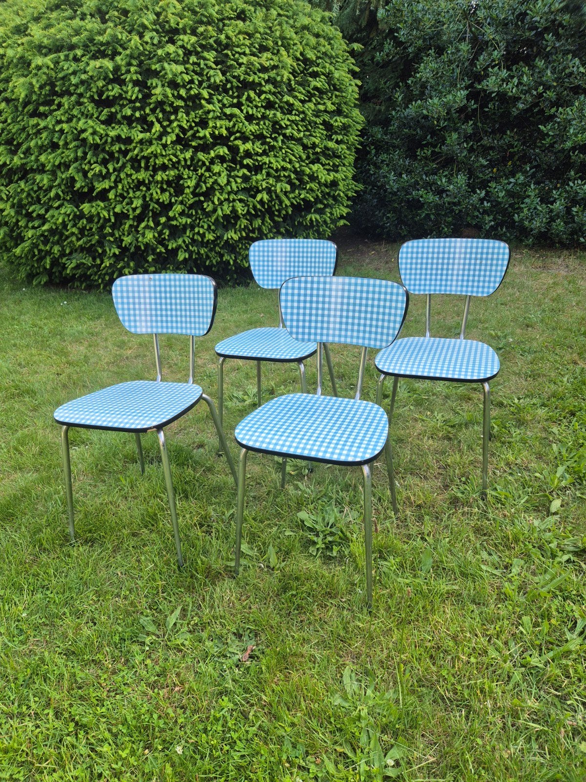 Lot de 4 chaises rétro, Maison & Meubles, Enlèvement