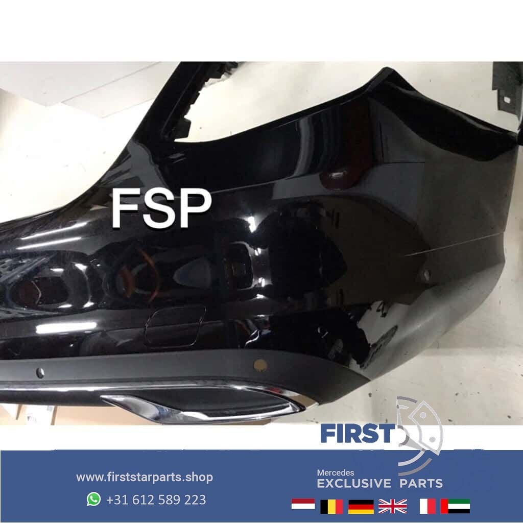 W205 Achterbumper Mercedes C Klasse 2014-2020 origineel zwar, Auto-onderdelen, Gebruikt, -, Ophalen of Verzenden, Achter