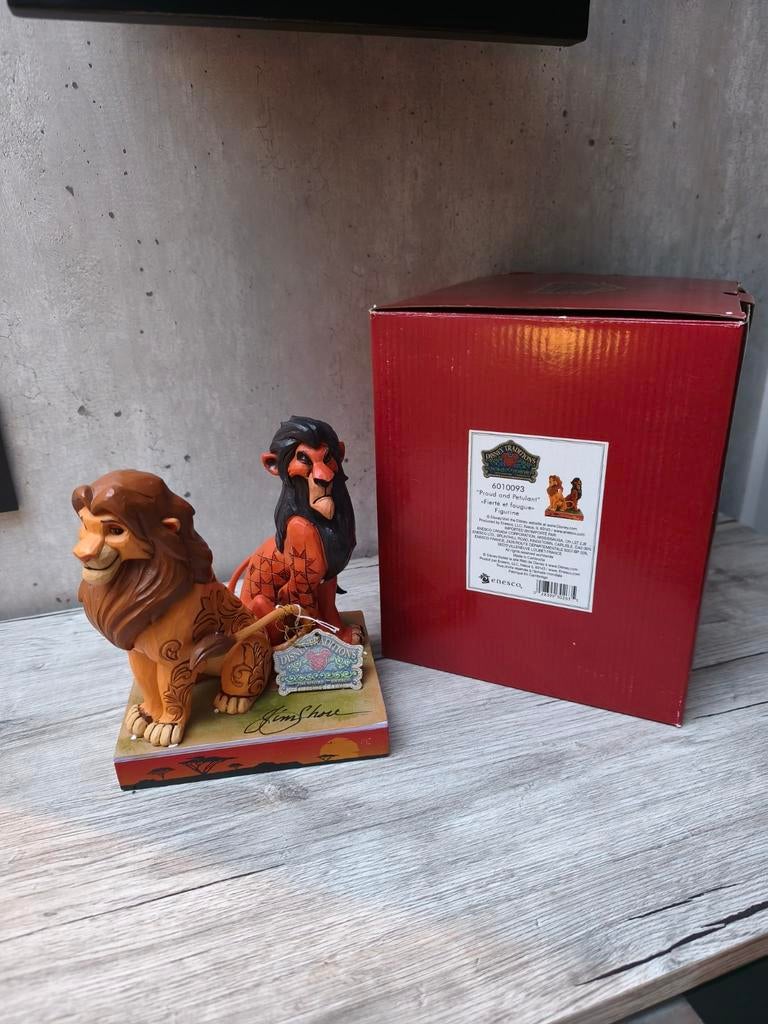 Les traditions Disney 6010093, Enlèvement ou Envoi, Le Roi Lion ou Le Livre de la Jungle, Neuf, Statue ou Figurine