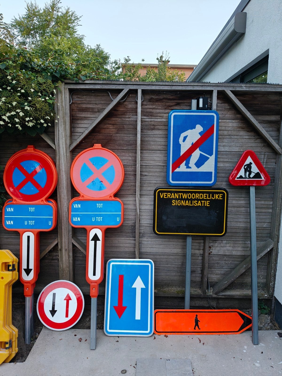 verkeersborden werfinrichting, Doe-het-zelf en Bouw, Overige Doe-Het-Zelf en Bouw, Ophalen