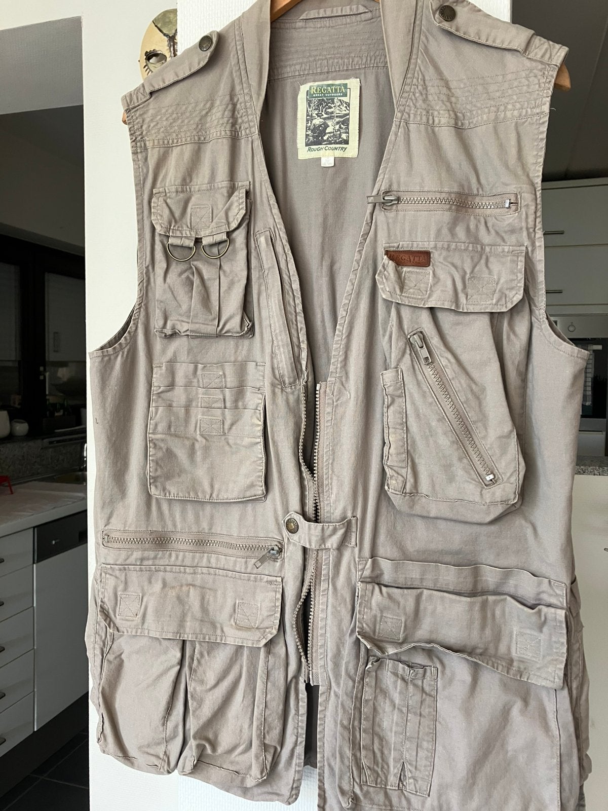 SAFARI-vest, maat S - M., Ophalen of Verzenden, Zo goed als nieuw, Maat 46 (S) of kleiner