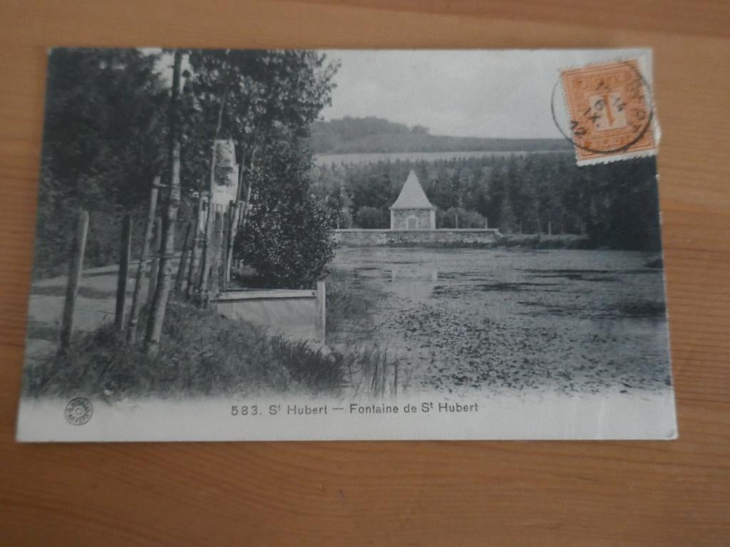 St Hubert, fontaine de St Hubert, Enlèvement ou Envoi, Affranchie, Luxembourg