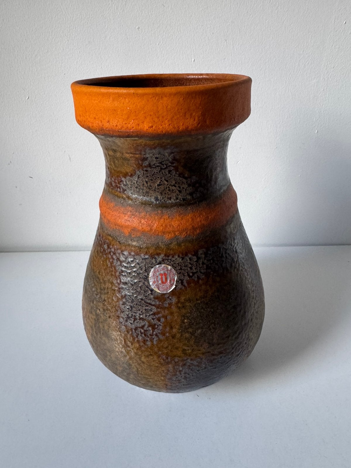 Vase vintage West Germany U- keramik, Enlèvement ou Envoi