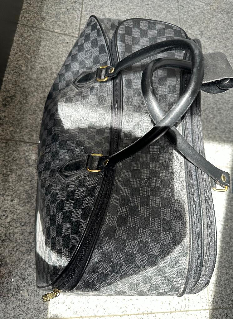 LV Louis Vuitton sac valise, 70 cm ou plus, Comme neuf, Enlèvement, Cuir